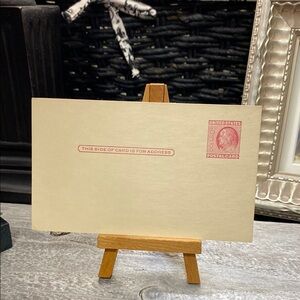 Vintage 1951 UX38 Blank Post Card With 2 Cent Stamp!